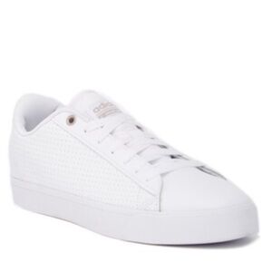 Adidas Daily QT Clean White Leather Sneakers 8